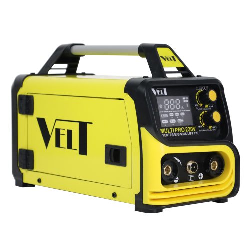 Aparat de sudura cu sarma fara gaz si electrod VELT MULTI PRO 230V, invertor sudura multifunctional MIG/MMA/TIG